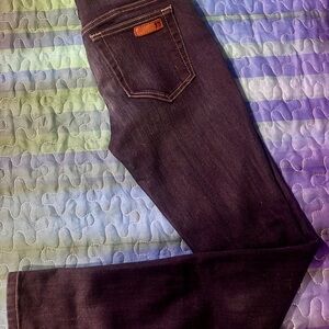 Joe’s skinny ankle dark blue jeans